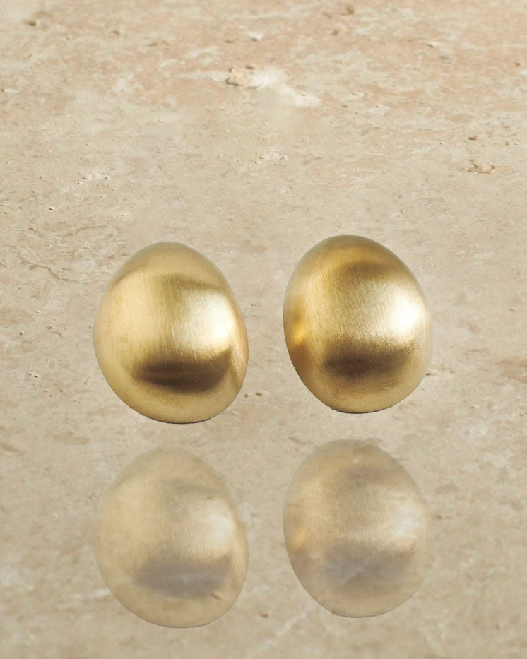 18k Gold Plated - Mia Vintage Inspired Stud Earrings