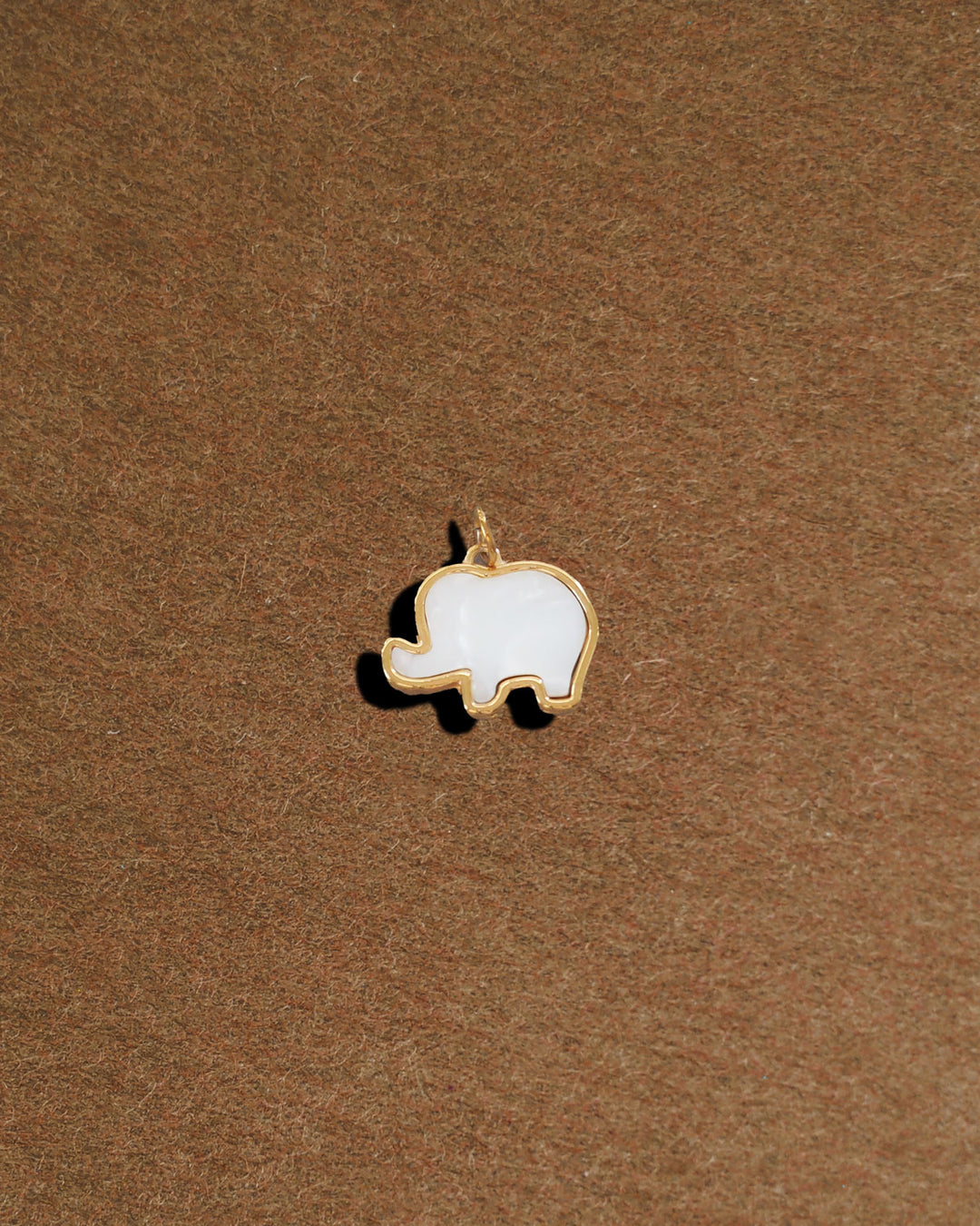 18K Gold Plated - DYO Shell Elephant Charm