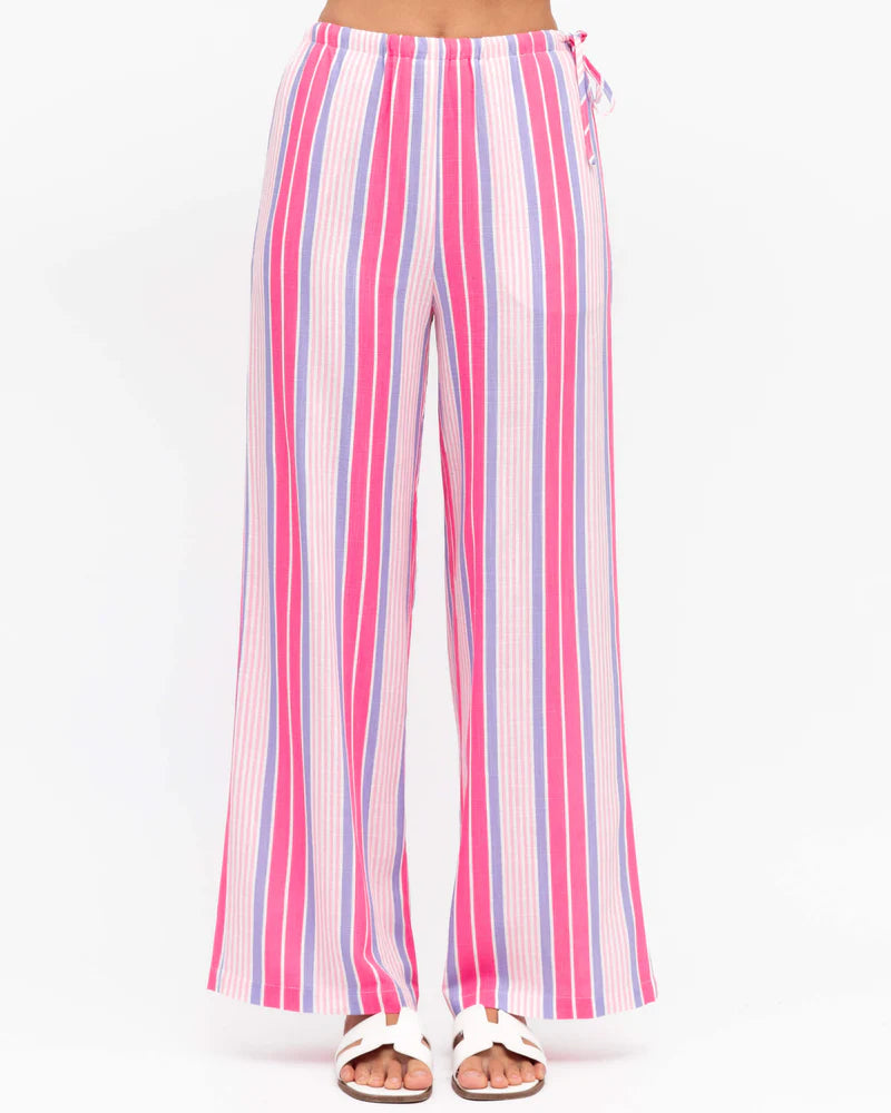 Pink Stripe Long Pants