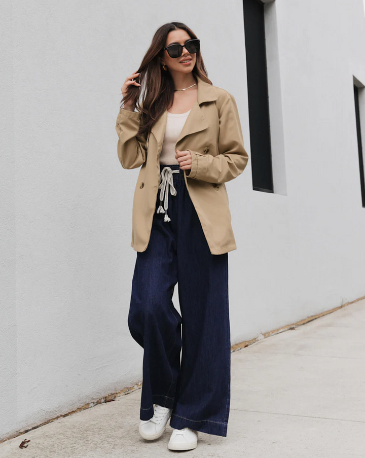 Denim Wide leg pants