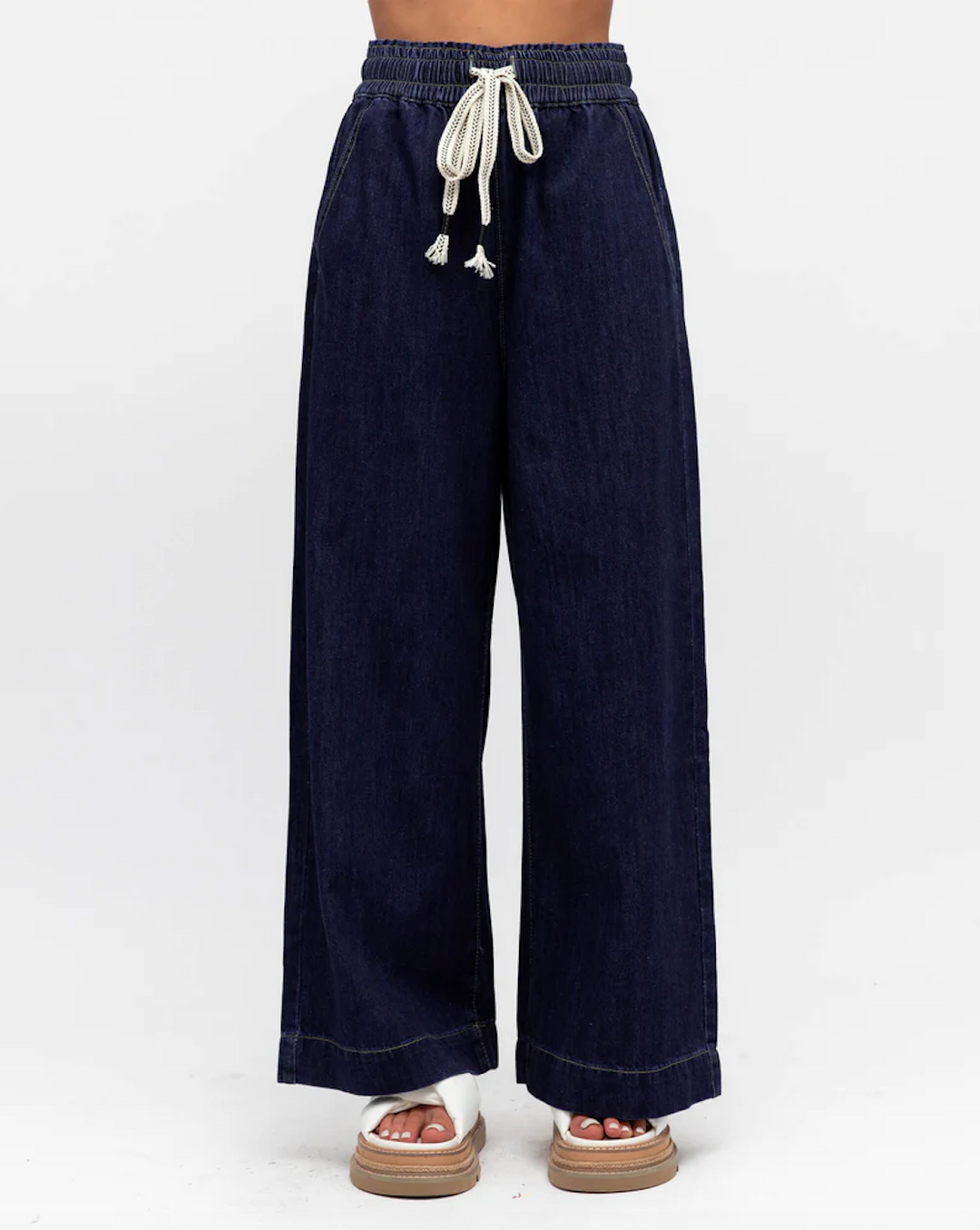 Denim Wide leg pants