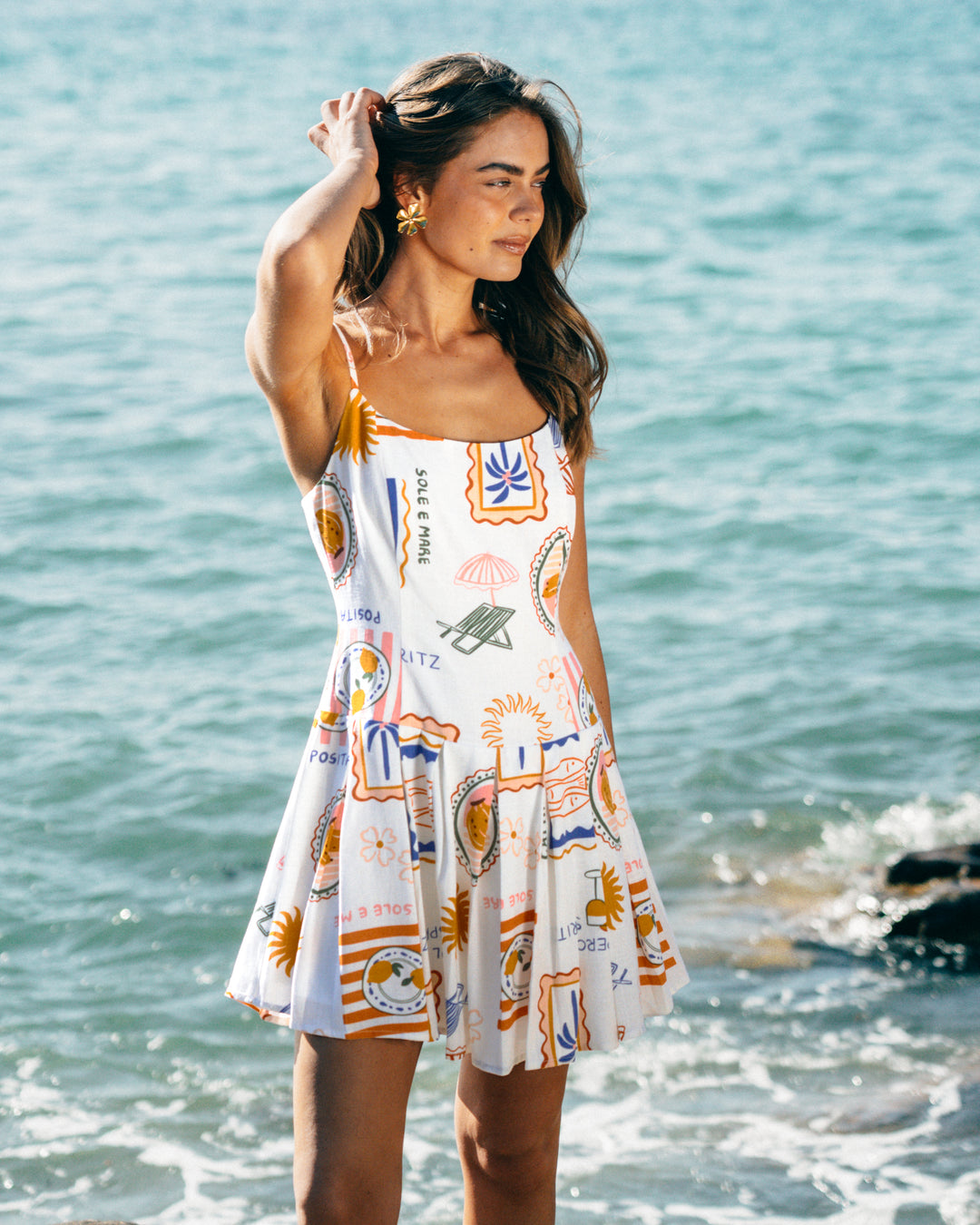 Ocean Oasis Mini Dress