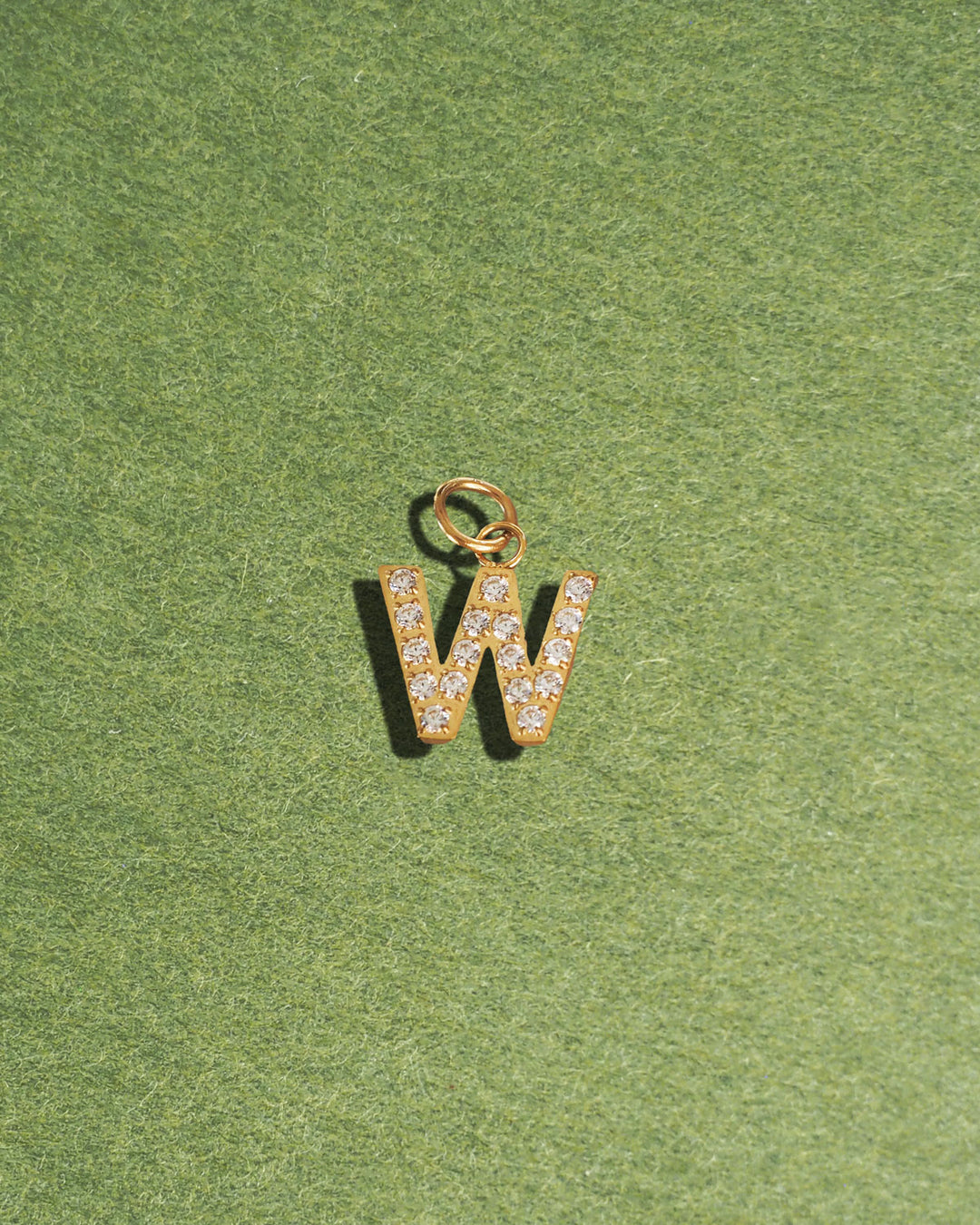 18k Gold Plated - DYO CZ Initial Charm