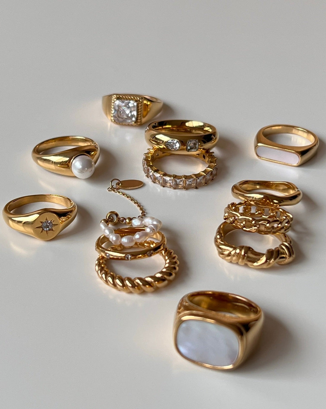 18k gold plated - Pearl ring - Katherynloche