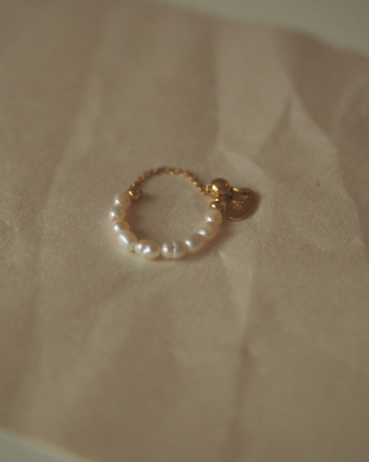 18k gold plated - Pearl ring - Katherynloche