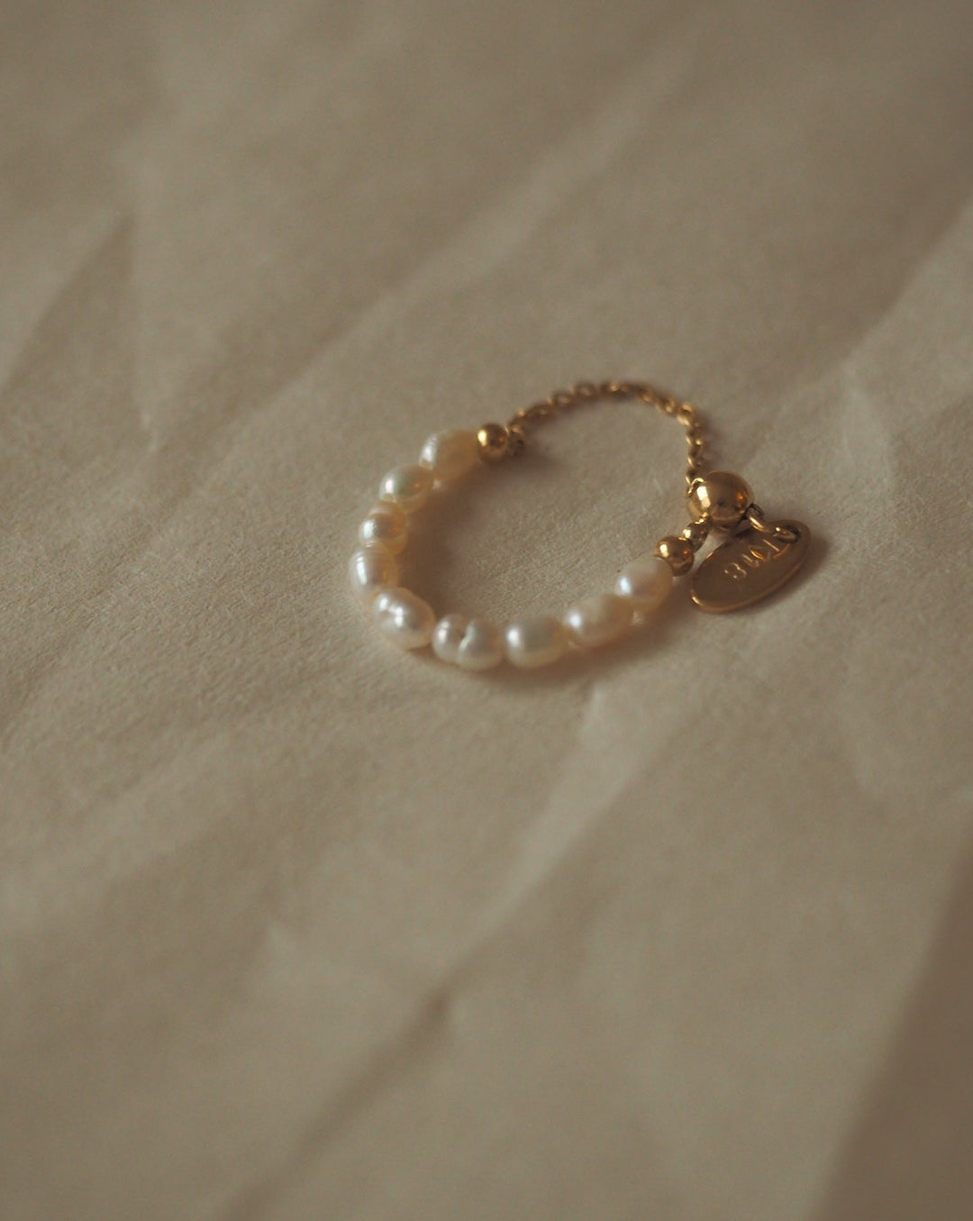 18k gold plated - Pearl ring - Katherynloche