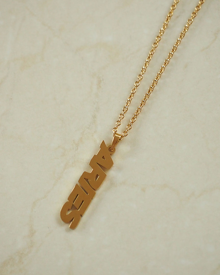 18K Gold Plated -  Maje Zodiac Gold Necklace - Katherynloche