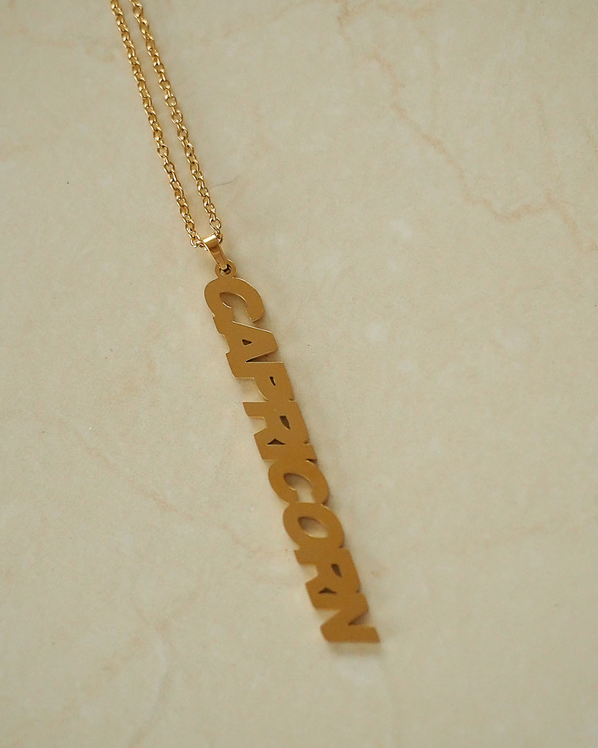 18K Gold Plated -  Maje Zodiac Gold Necklace - Katherynloche
