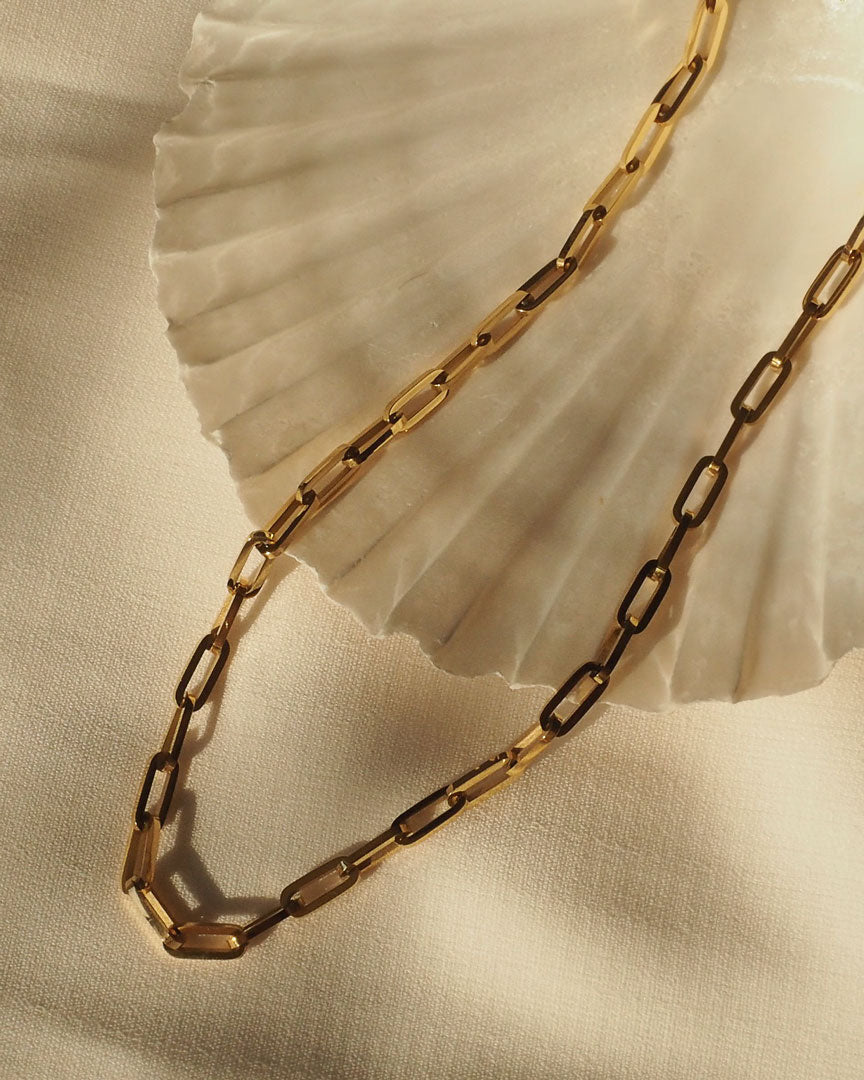 18k gold plated - Bamhi Link Chain Necklace - Katherynloche