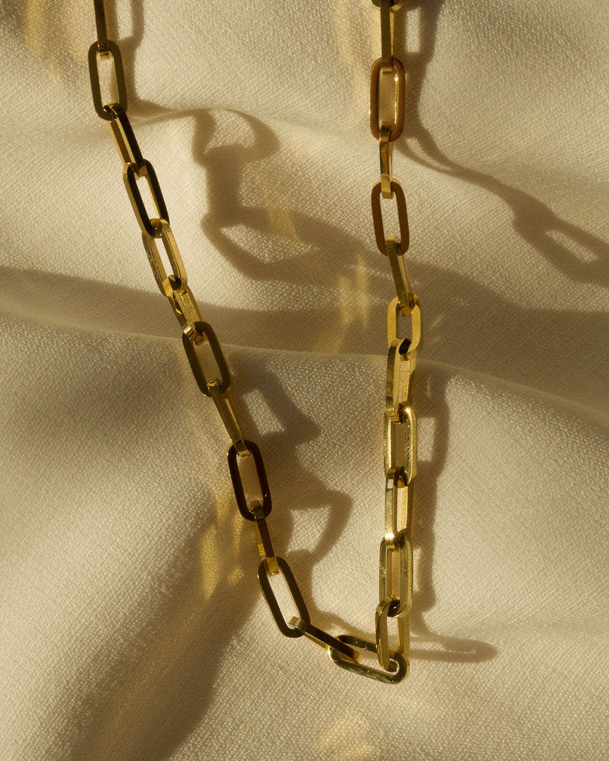 18k gold plated - Bamhi Link Chain Necklace - Katherynloche