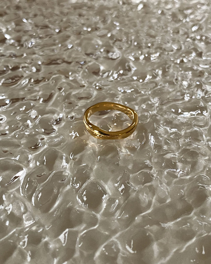 18K gold plated -  Samara Gold Ring (2 Styles) - Katherynloche