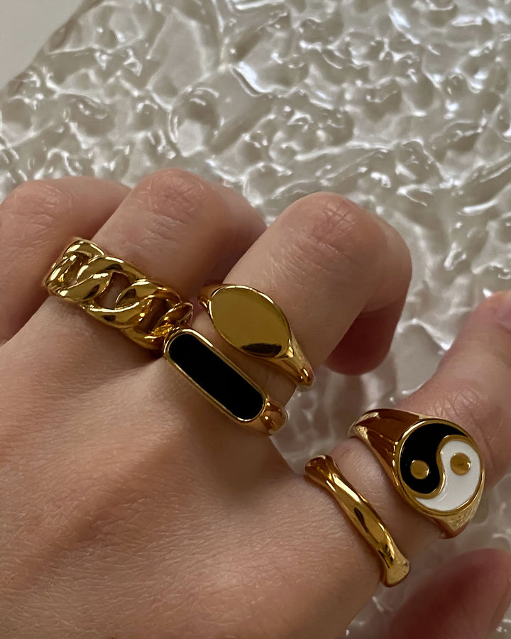 18K gold plated -  Samara Gold Ring (2 Styles) - Katherynloche