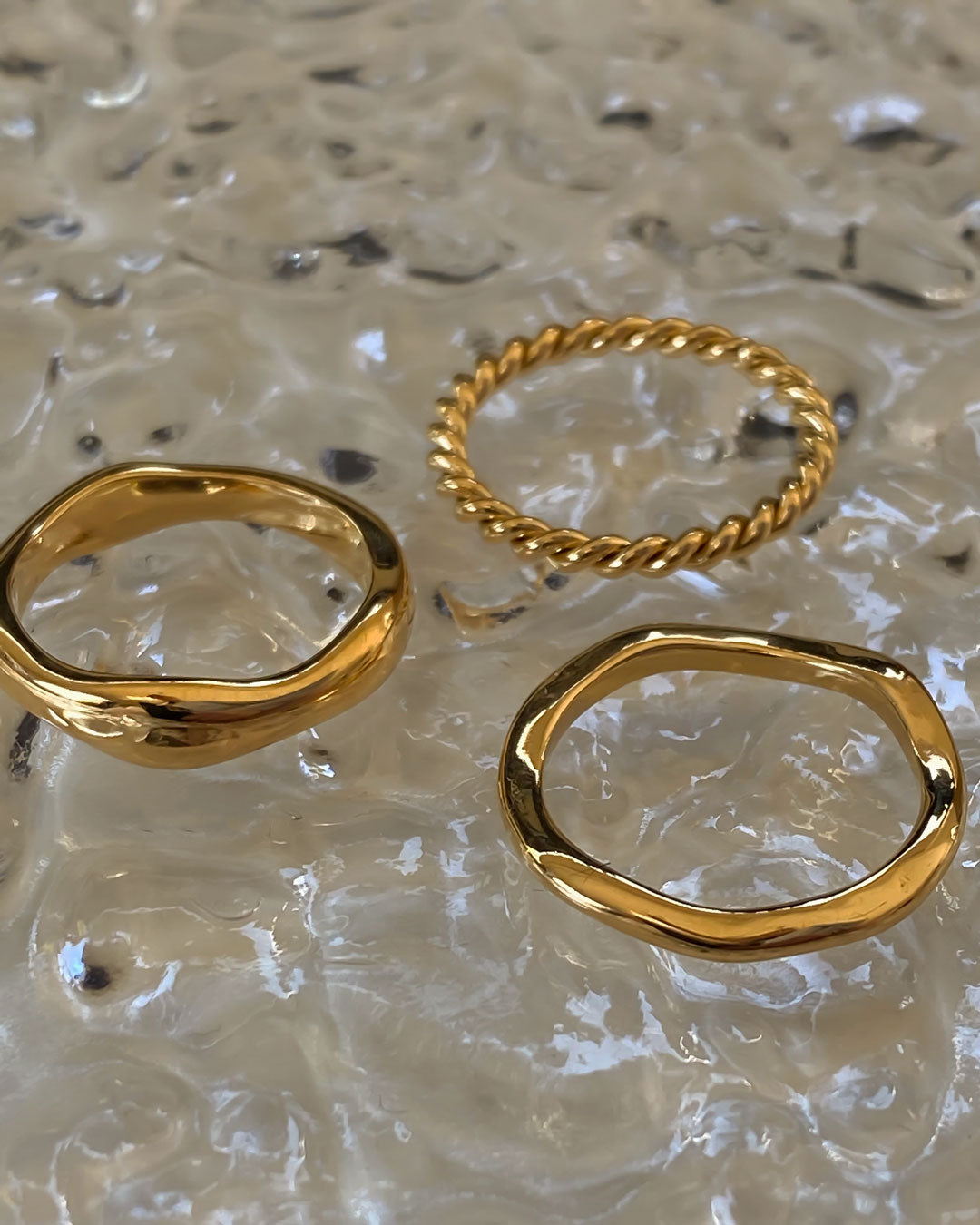 18K gold plated -  Samara Gold Ring (2 Styles) - Katherynloche