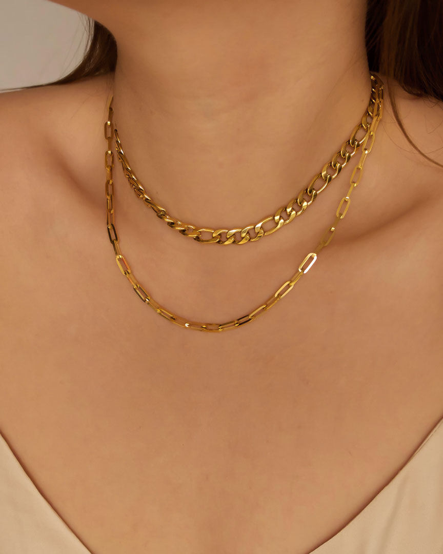 18k gold plated - Bamhi Link Chain Necklace - Katherynloche