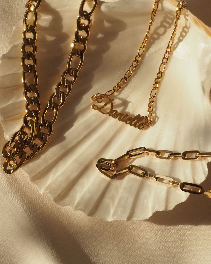 18k gold plated - Bamhi Link Chain Necklace - Katherynloche