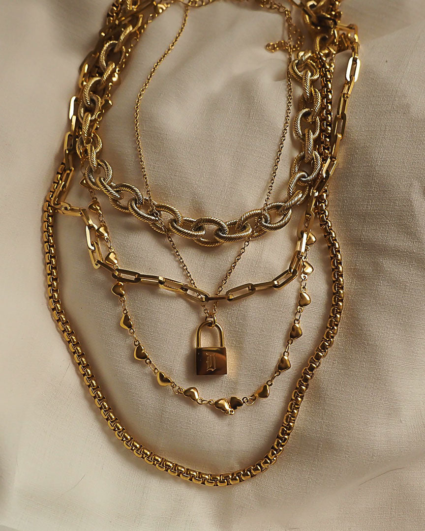 18k gold plated - Bamhi Link Chain Necklace - Katherynloche