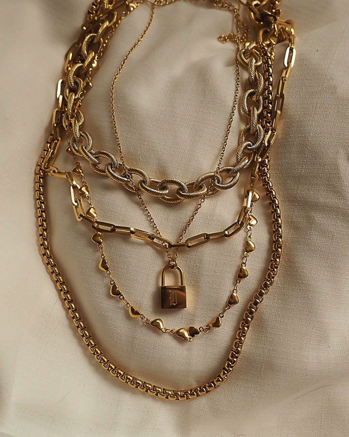 18k gold plated - Bamhi Link Chain Necklace - Katherynloche