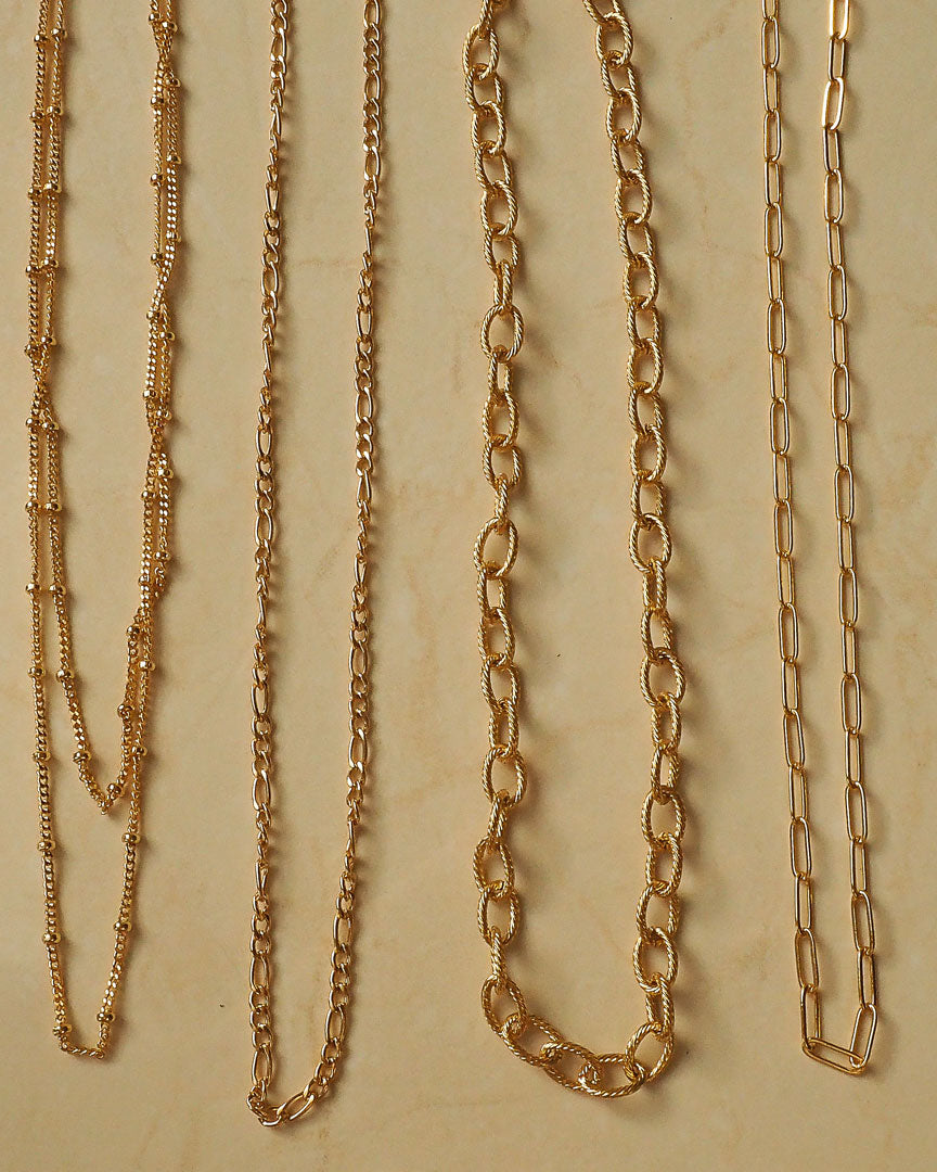 18K gold plated - Figaro Chain - Katherynloche