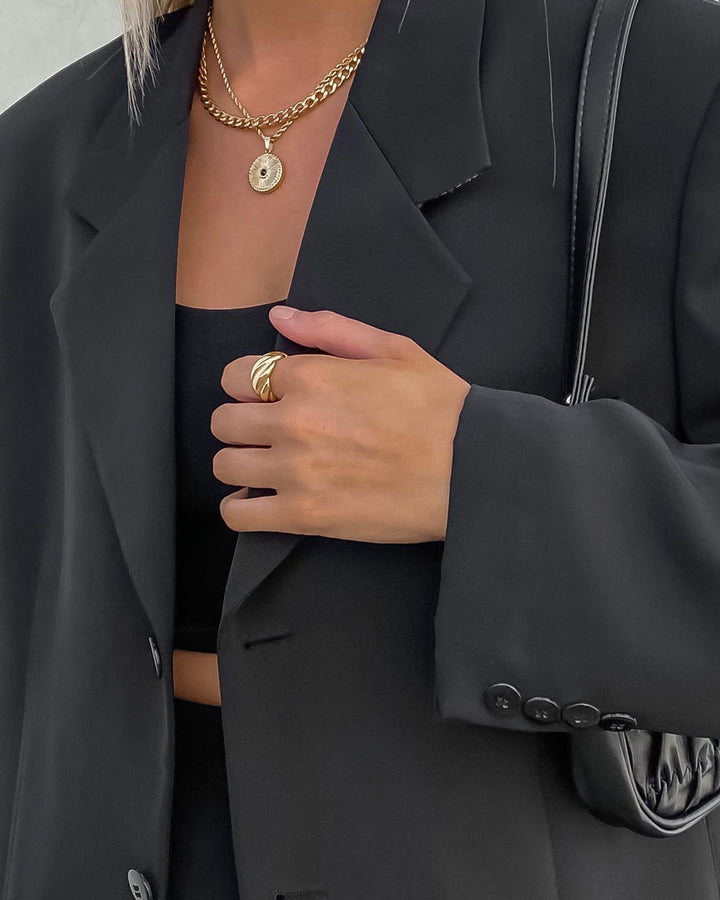 18k gold plated -  La Rochelle Pendant Necklace - Katherynloche