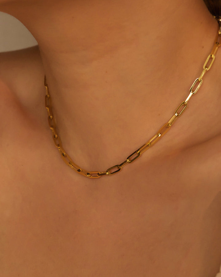 18k gold plated - Bamhi Link Chain Necklace - Katherynloche