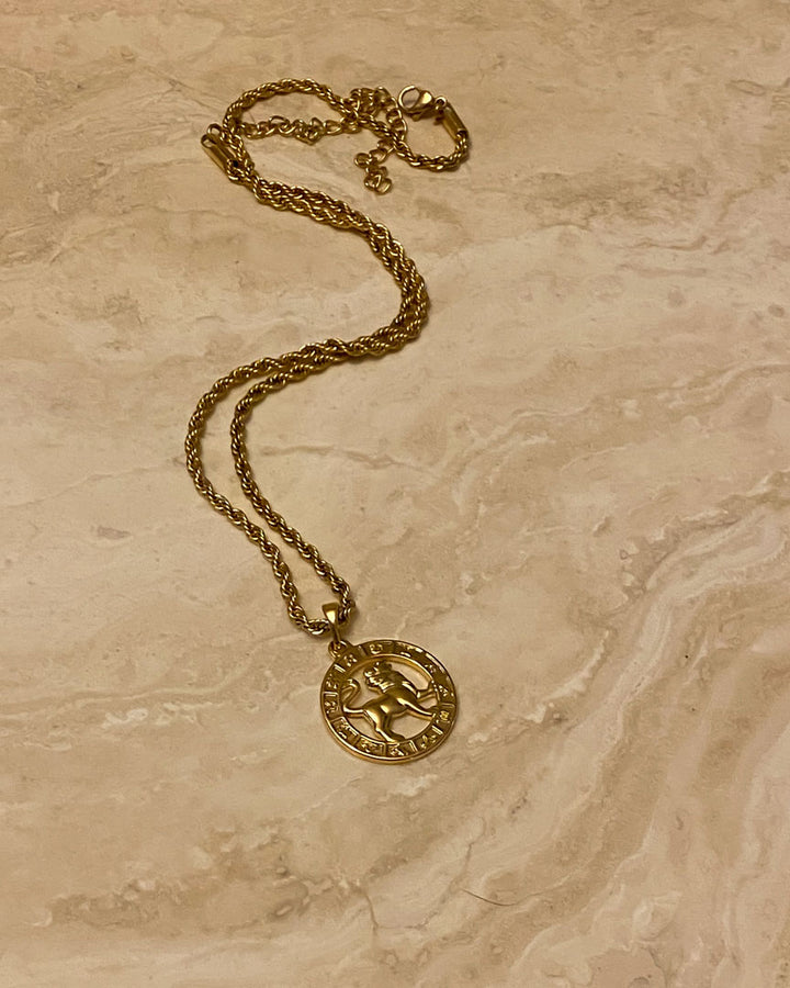 Zodiac Necklace (Rope Chain) - Katherynloche
