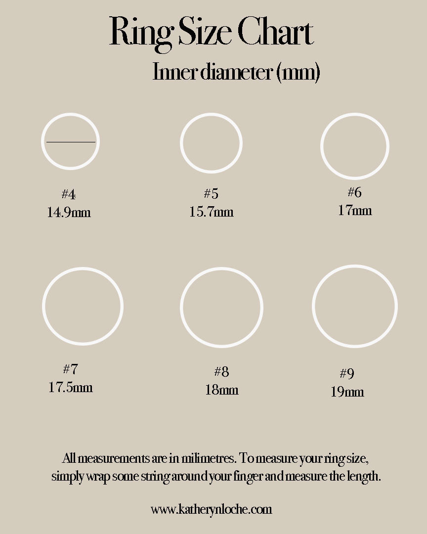 18k gold plated - Allie stackable ring - Katherynloche