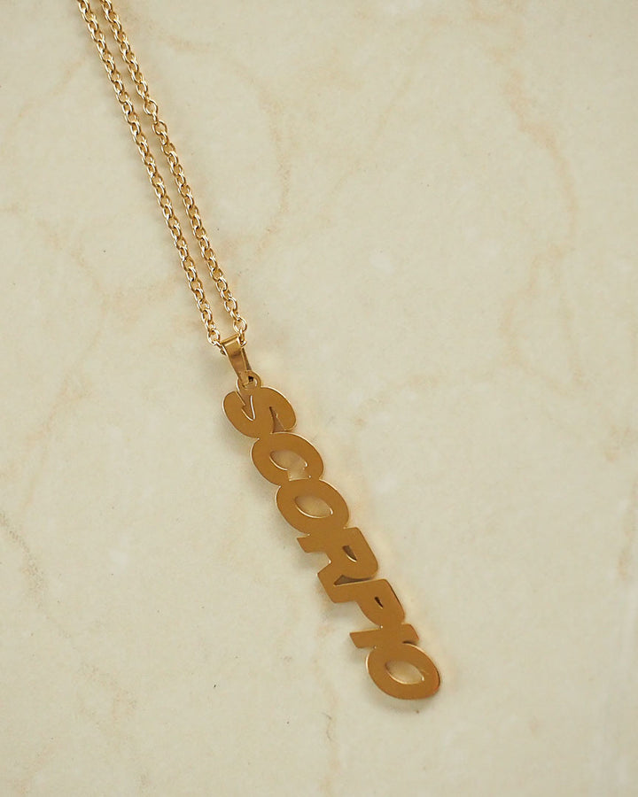 18K Gold Plated -  Maje Zodiac Gold Necklace - Katherynloche