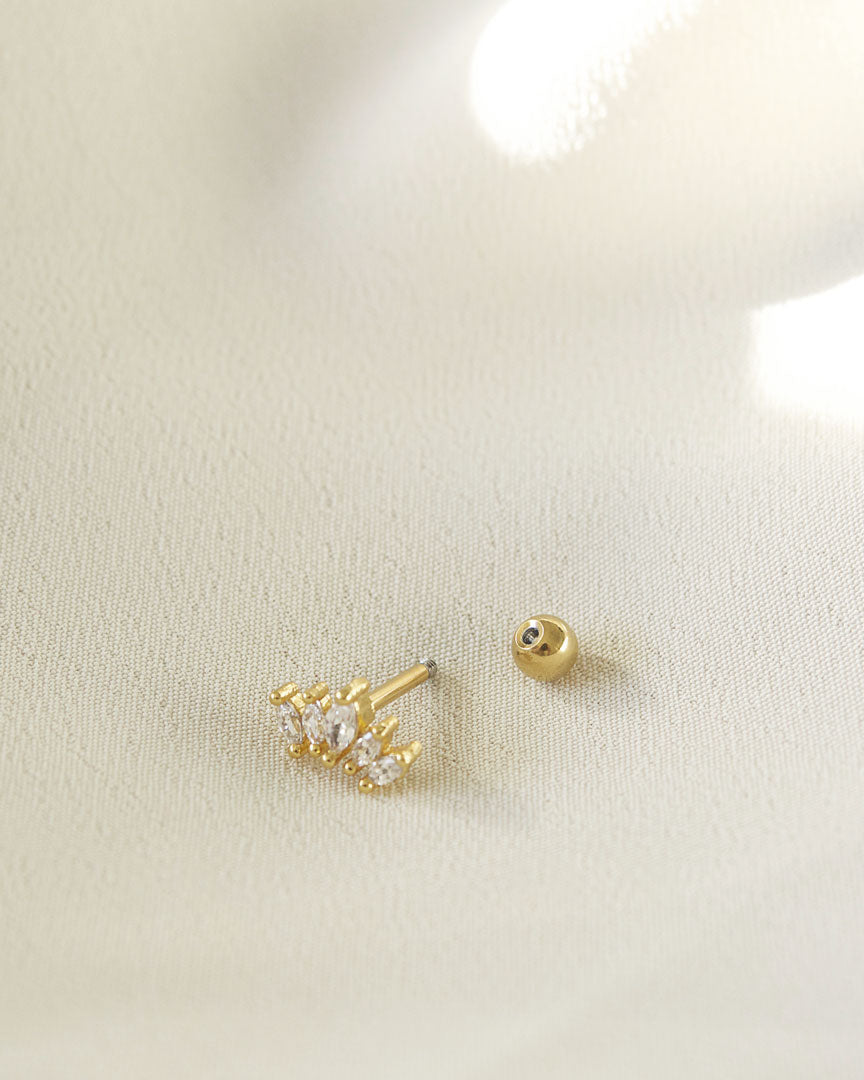 Stainless Steel - Cross Stud Earrings - Katherynloche