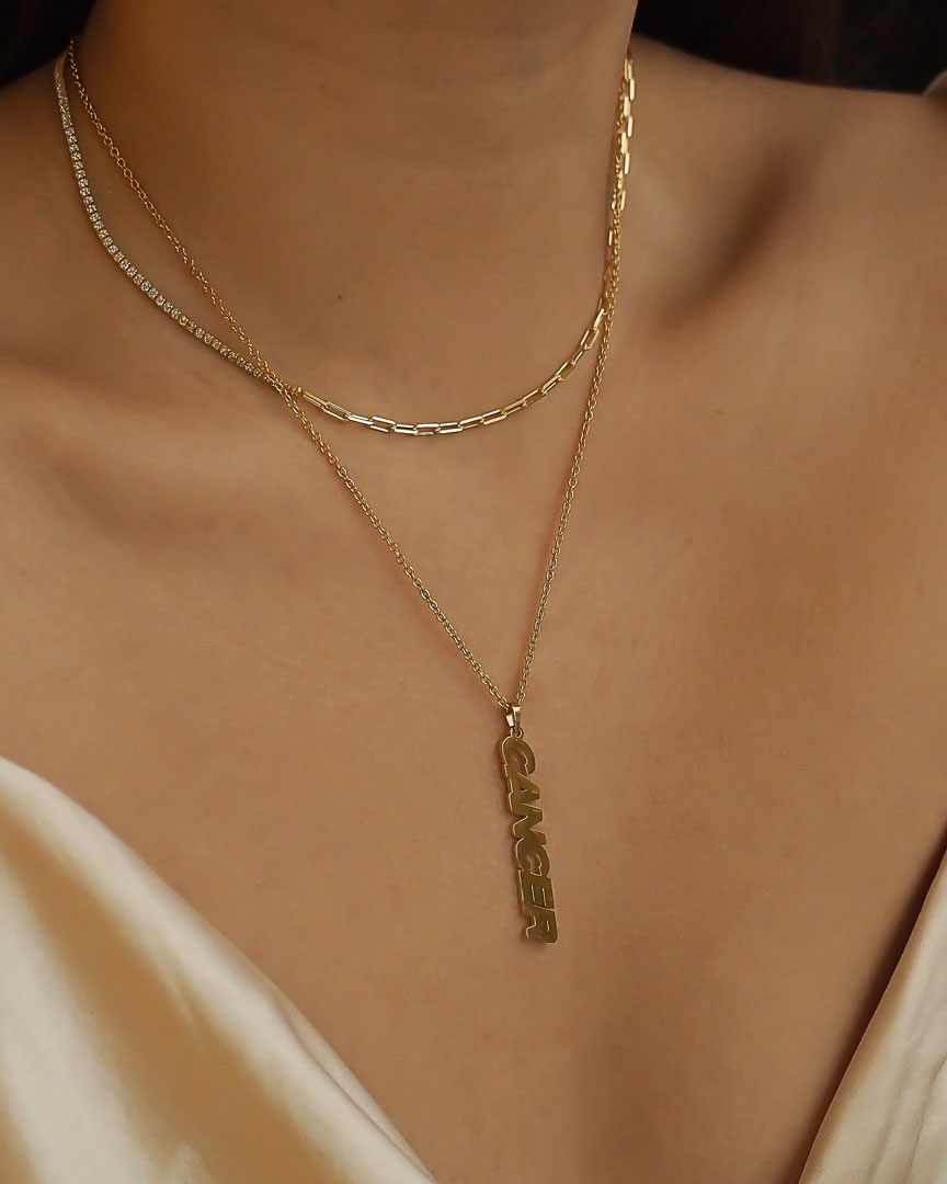 18K Gold Plated -  Maje Zodiac Gold Necklace - Katherynloche