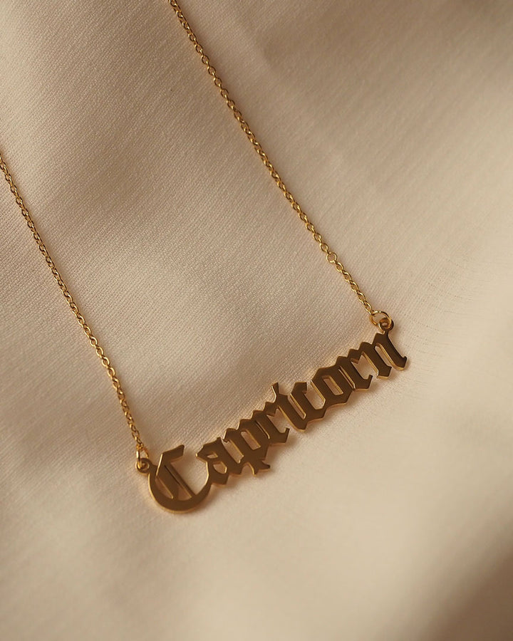 18K Gold Plated -  Jeulia Zodiac Gold Necklace - Katherynloche