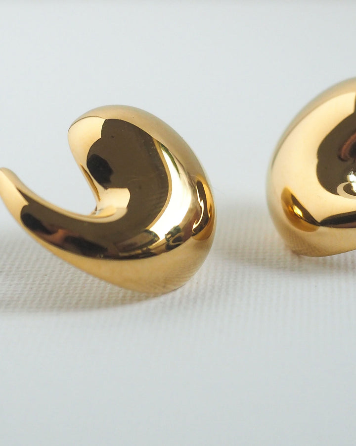 18k Gold Plated - Kai Vintage Inspired Stud Earrings