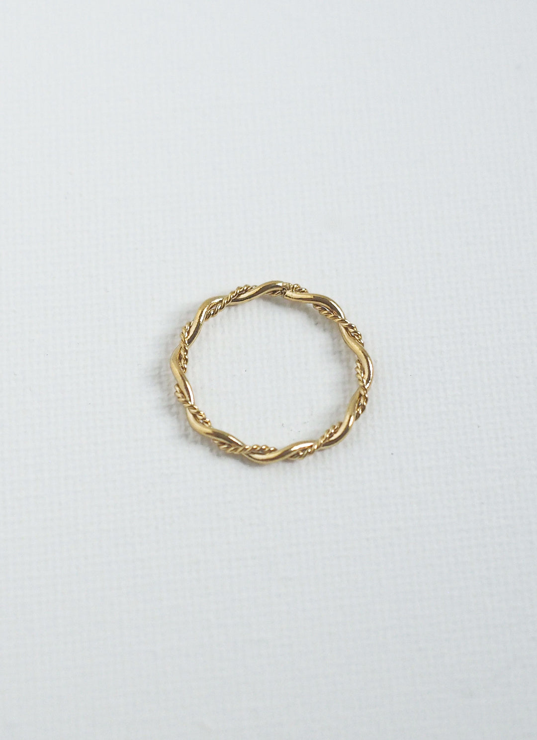 18k Gold Plated - Entwined Gold Ring