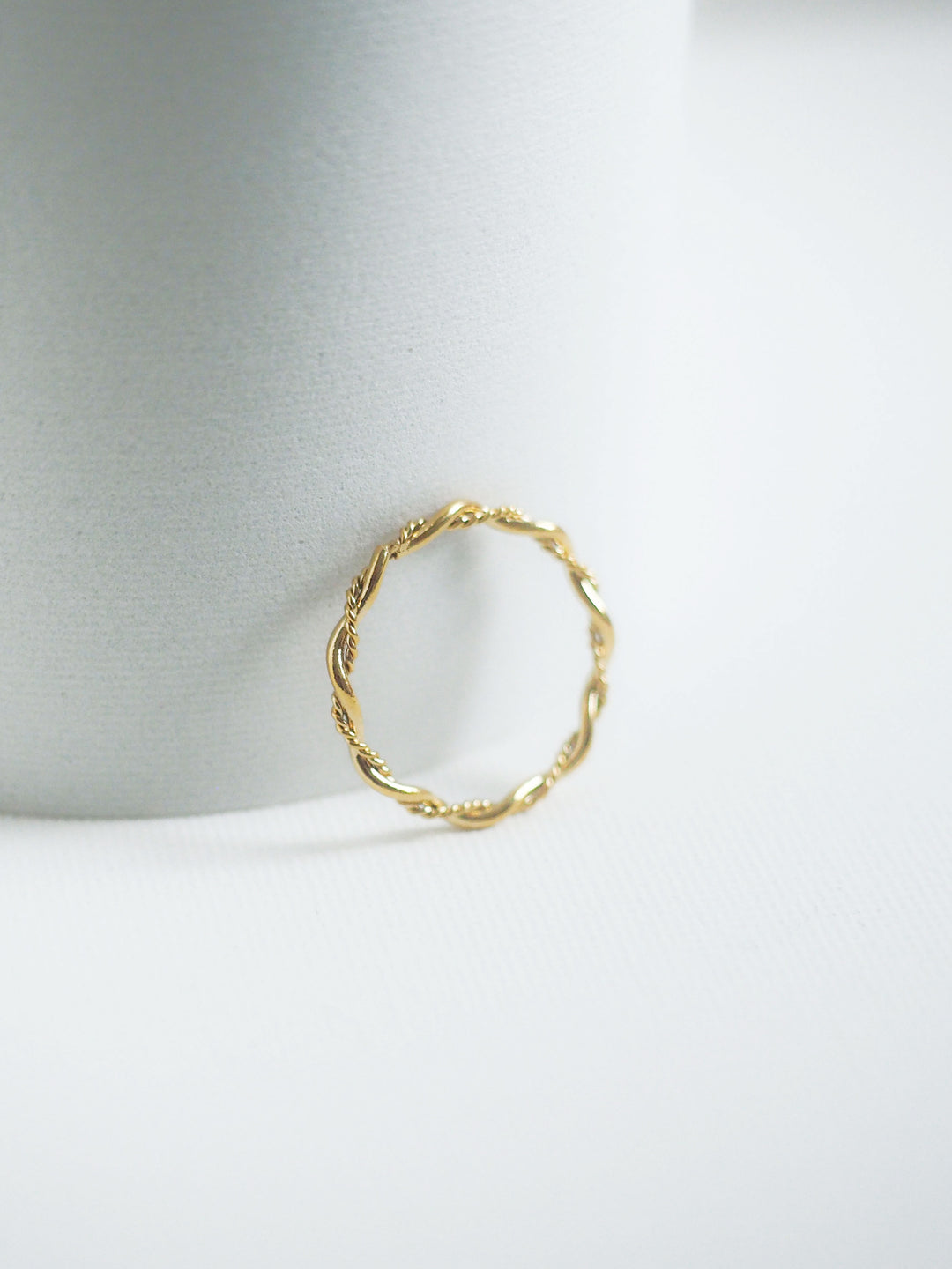 18k Gold Plated - Entwined Gold Ring