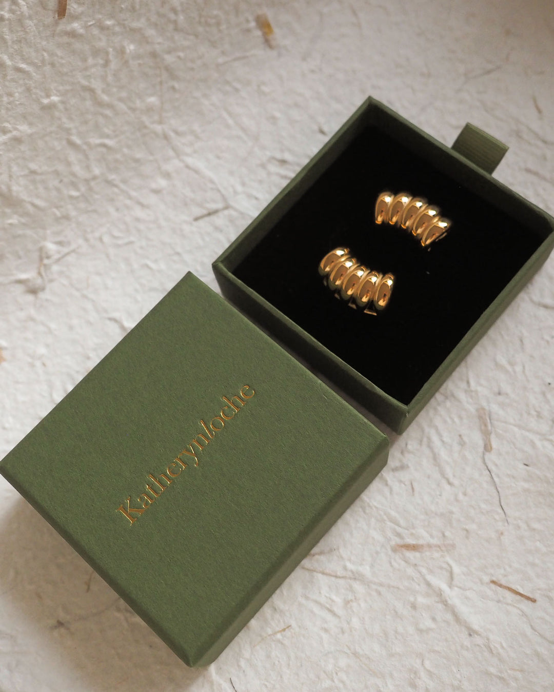 18k Gold Plated - Leila Stud Earrings