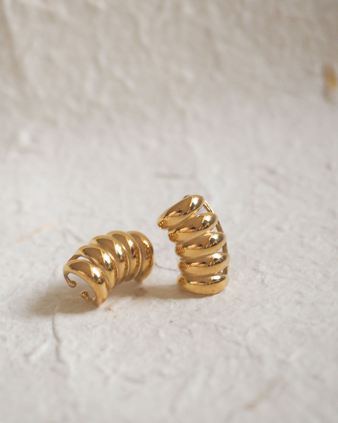 18k Gold Plated - Leila Stud Earrings