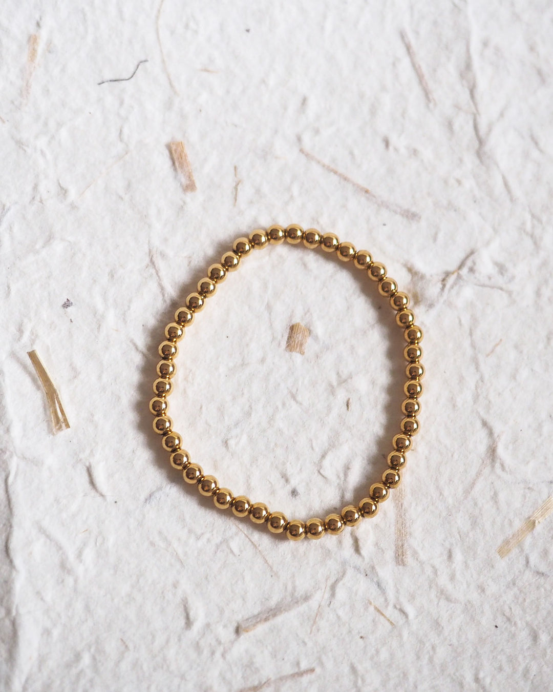 18K Gold Plated - Beaded Bracelet