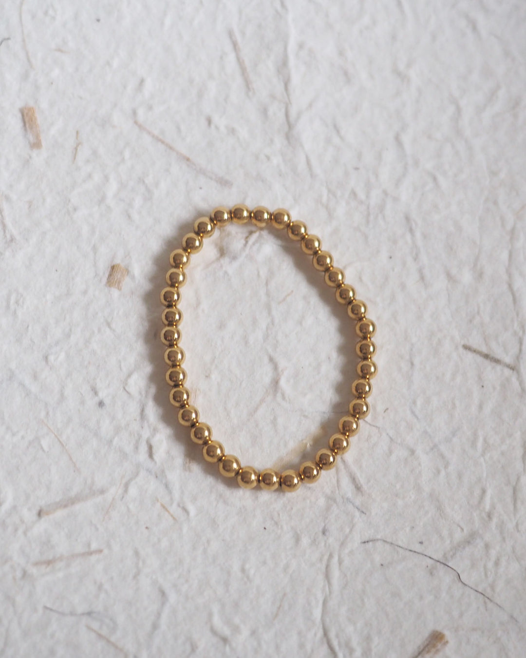 18K Gold Plated - Beaded Bracelet