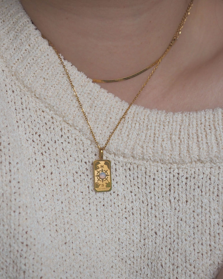 18K Gold Plated - Aspects of Light Tarot Necklace