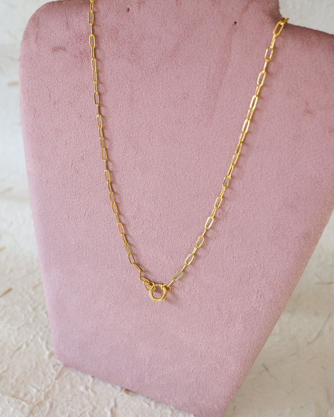 18k Gold Plated - DYO Spring Ring Clasp Necklace (Chain only)