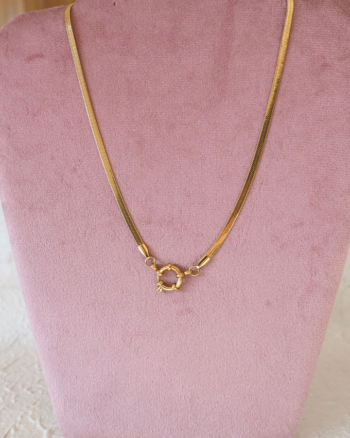 18k Gold Plated - DYO Spring Ring Clasp Necklace (Chain only)