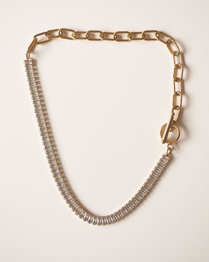 CZ Statement Chain Necklace