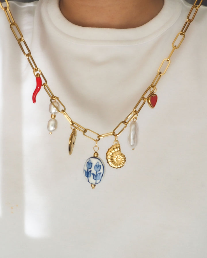 Soo Charm Necklace (7 charms)