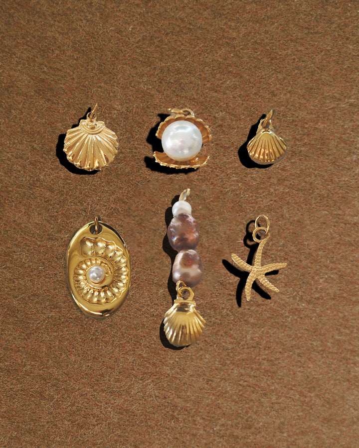 18K Gold Plated - DYO Seashell Charm