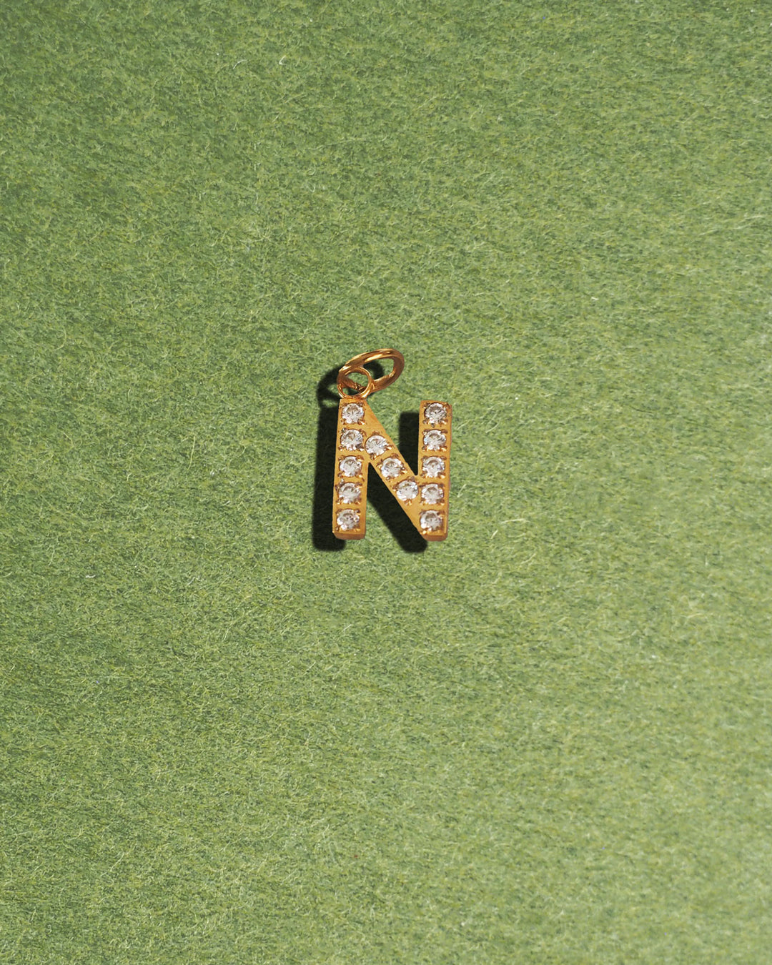 18k Gold Plated - DYO CZ Initial Charm