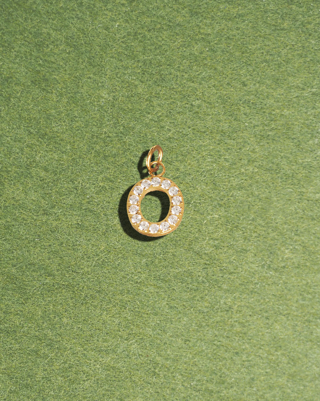 18k Gold Plated - DYO CZ Initial Charm