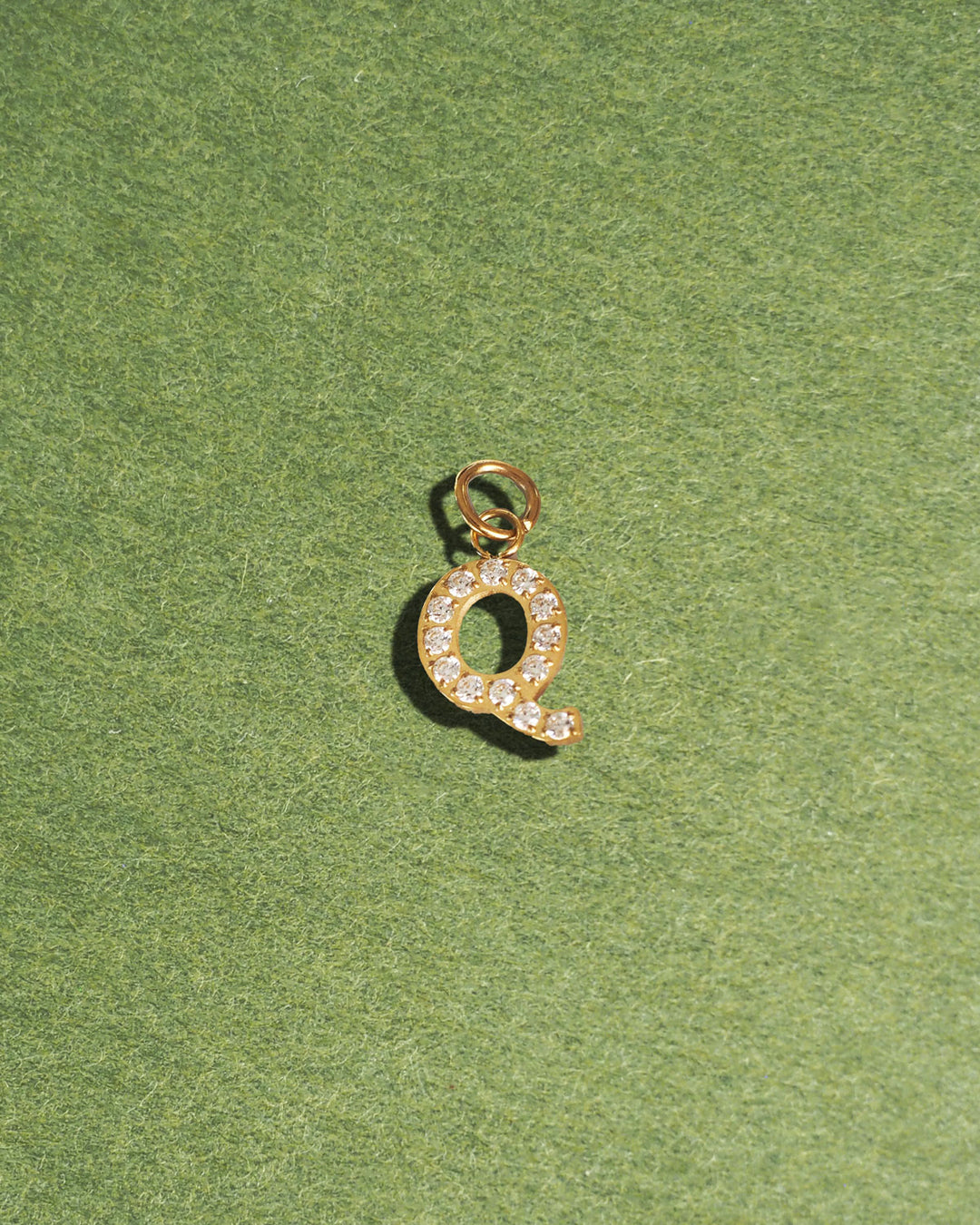 18k Gold Plated - DYO CZ Initial Charm