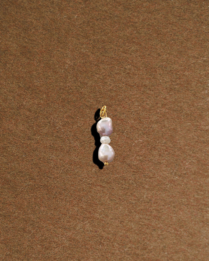 18K Gold Plated - DYO Multi Freshwater Pearl Charm