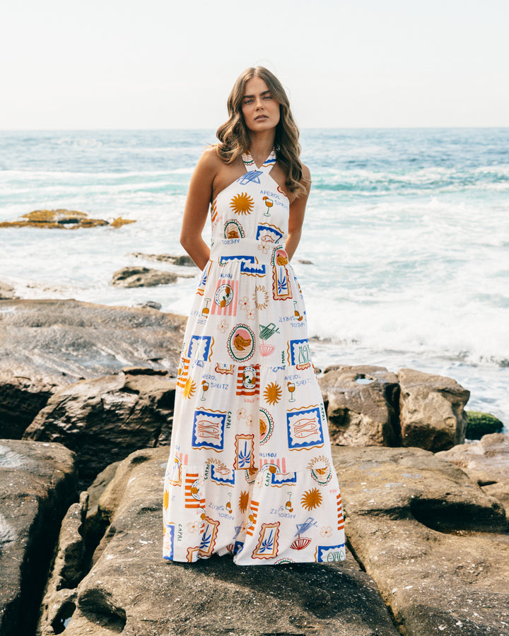 Ocean Oasis Maxi Dress