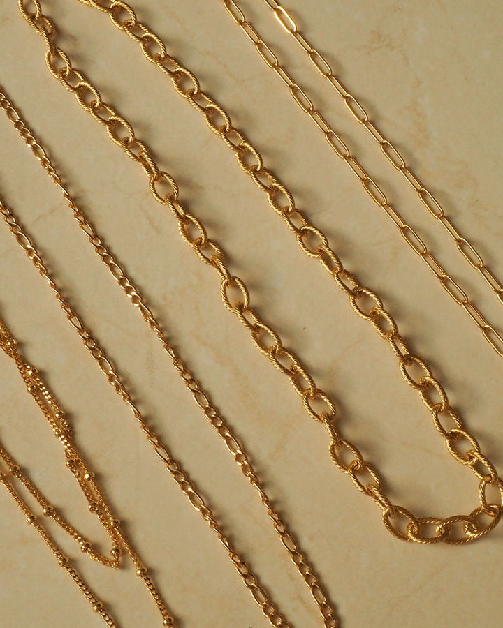 18K gold plated - Figaro Chain - Katherynloche