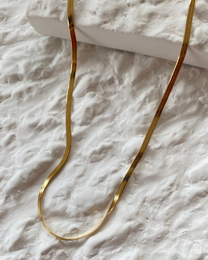 18k gold plated - Aurore Gold Snake Chain - Katherynloche